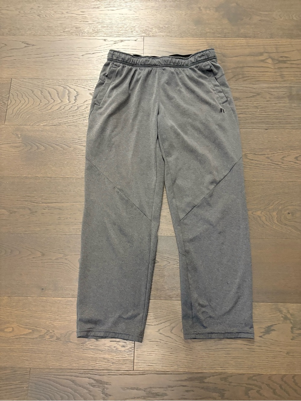 Russell brand gray men’s joggers sz large EUC